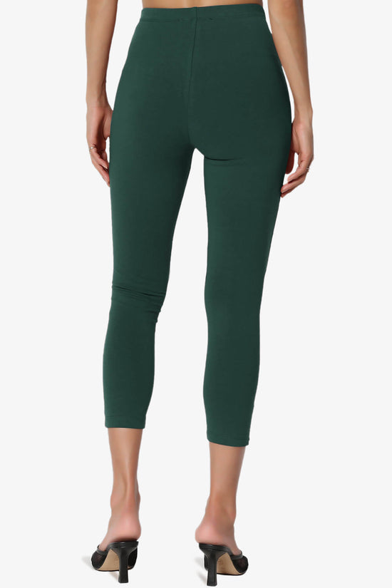 Load image into Gallery viewer, Ansley Luxe Cotton Capri Leggings HUNTER GREEN_2
