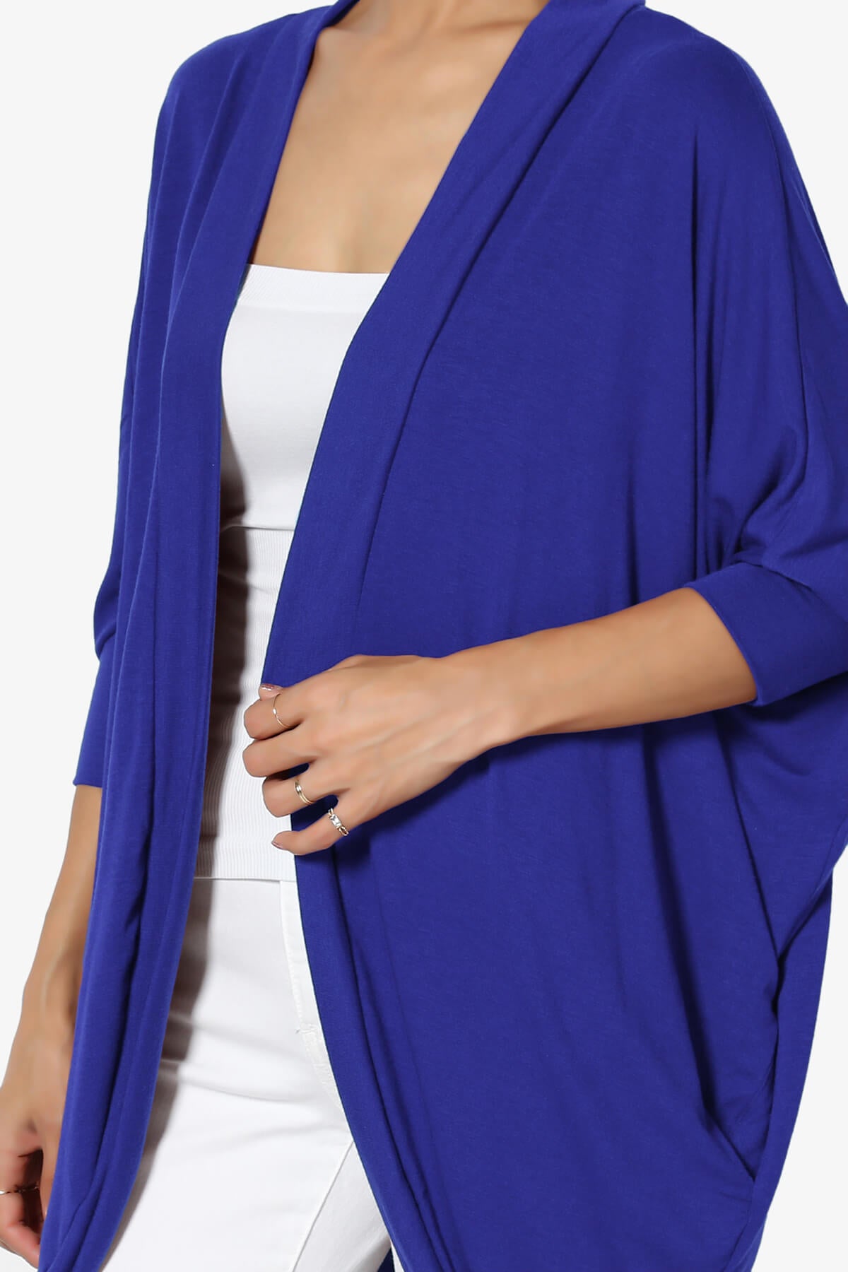 Belgard Cocoon Oversized Cardigan BRIGHT BLUE_5