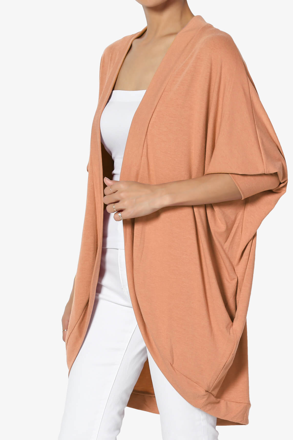 Load image into Gallery viewer, Belgard Cocoon Oversized Cardigan BUTTER ORANGE_3
