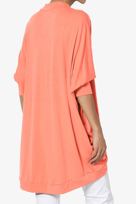 Load image into Gallery viewer, Belgard Cocoon Oversized Cardigan CORAL_4
