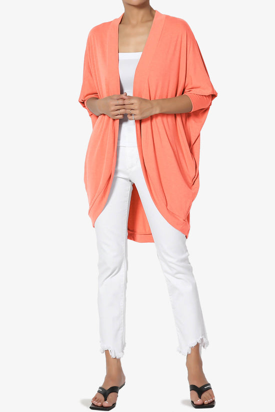 Belgard Cocoon Oversized Cardigan CORAL_6