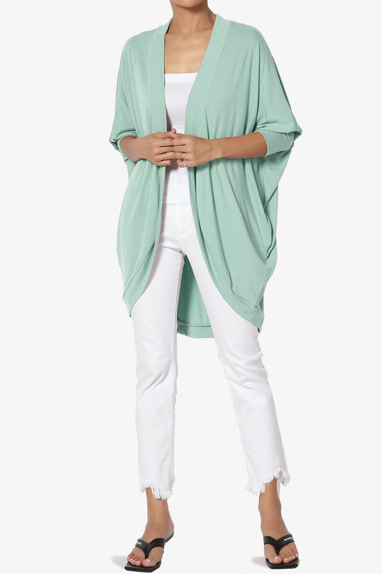 Load image into Gallery viewer, Belgard Cocoon Oversized Cardigan DUSTY GREEN_6
