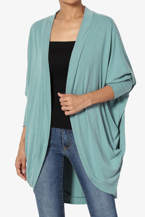 Load image into Gallery viewer, Belgard Cocoon Oversized Cardigan DUSTY TEAL_1
