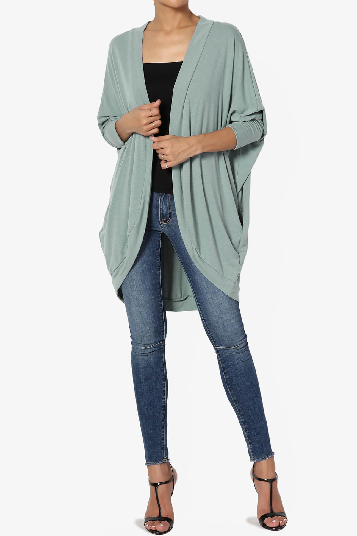 Load image into Gallery viewer, Belgard Cocoon Oversized Cardigan LIGHT GREEN_6
