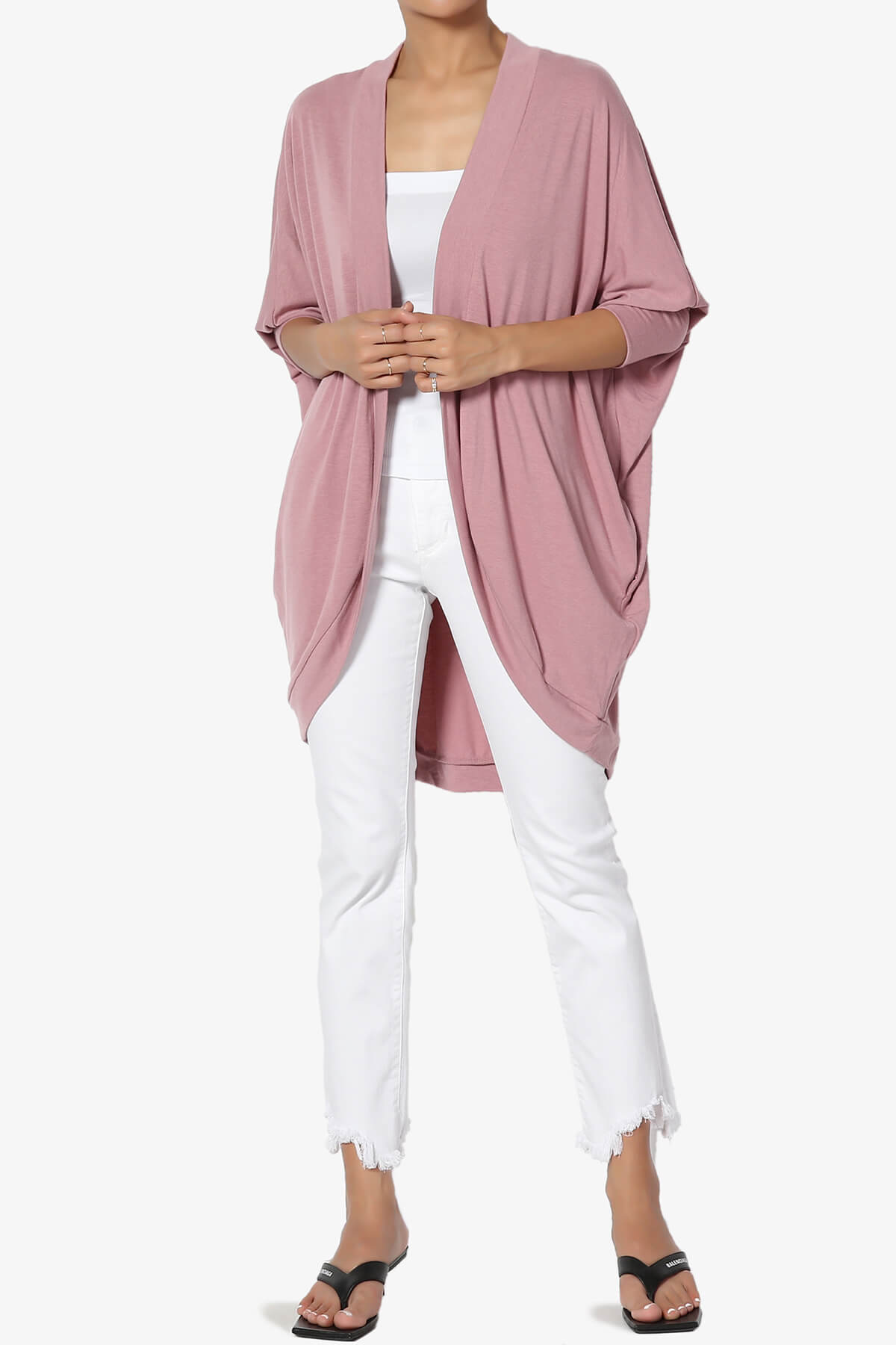 Load image into Gallery viewer, Belgard Cocoon Oversized Cardigan LIGHT ROSE_6
