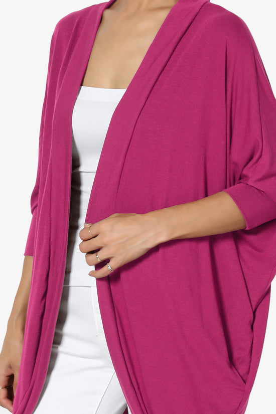 Belgard Cocoon Oversized Cardigan MAGENTA_5