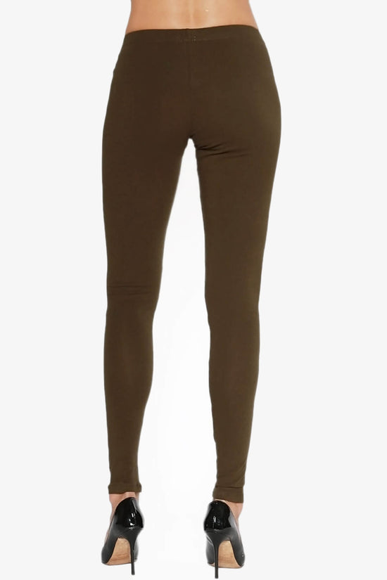 Load image into Gallery viewer, Jett Cutout Cotton Ankle Leggings OLIVE GREEN_2
