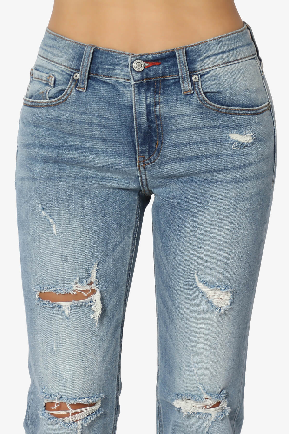 Load image into Gallery viewer, Caitlin Distressed Boyfriend Jeans MEDIUM_5
