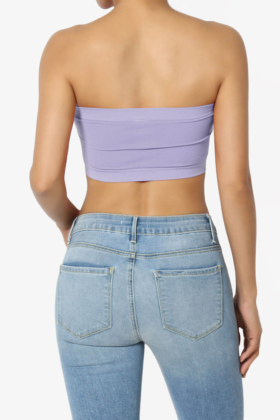 Load image into Gallery viewer, Candid Removable Pad Bandeau Bra Top LAVENDER_2
