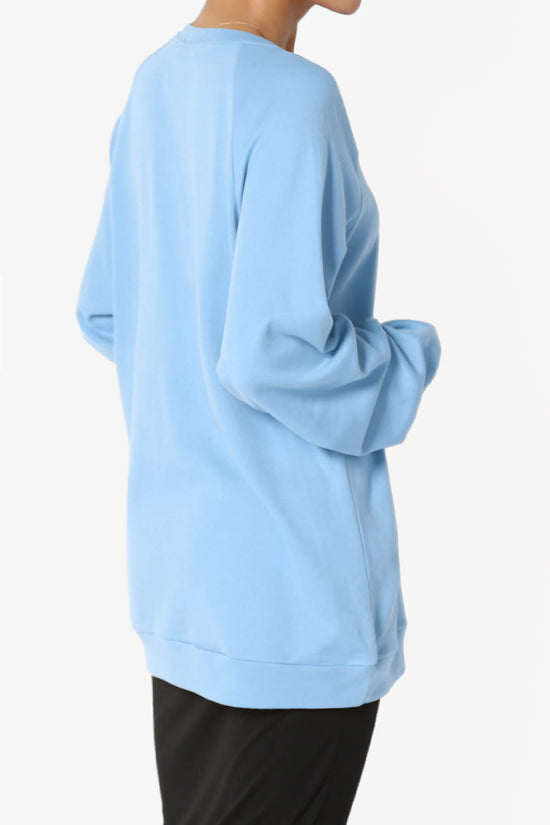 Carlene Cotton Raglan Sleeve Pullover Top LIGHT BLUE_4
