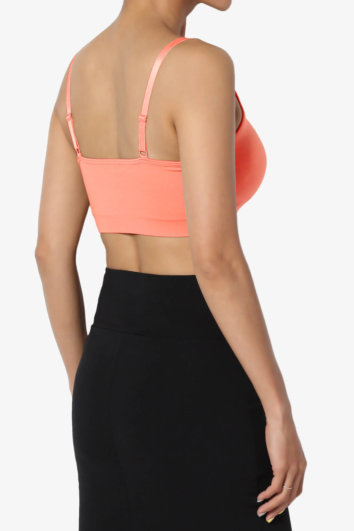 Load image into Gallery viewer, Carolyn Crisscross Bra Top CORAL_4
