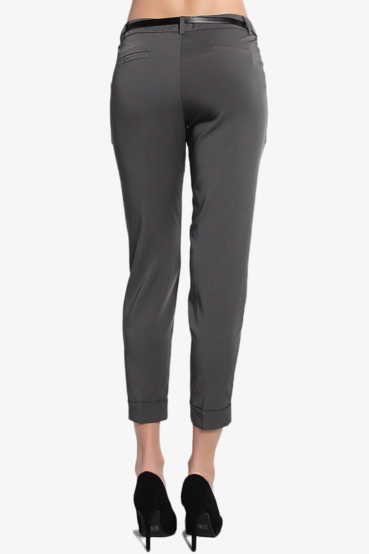 Load image into Gallery viewer, Chaya Cuffed Crop Trousers GREY_2
