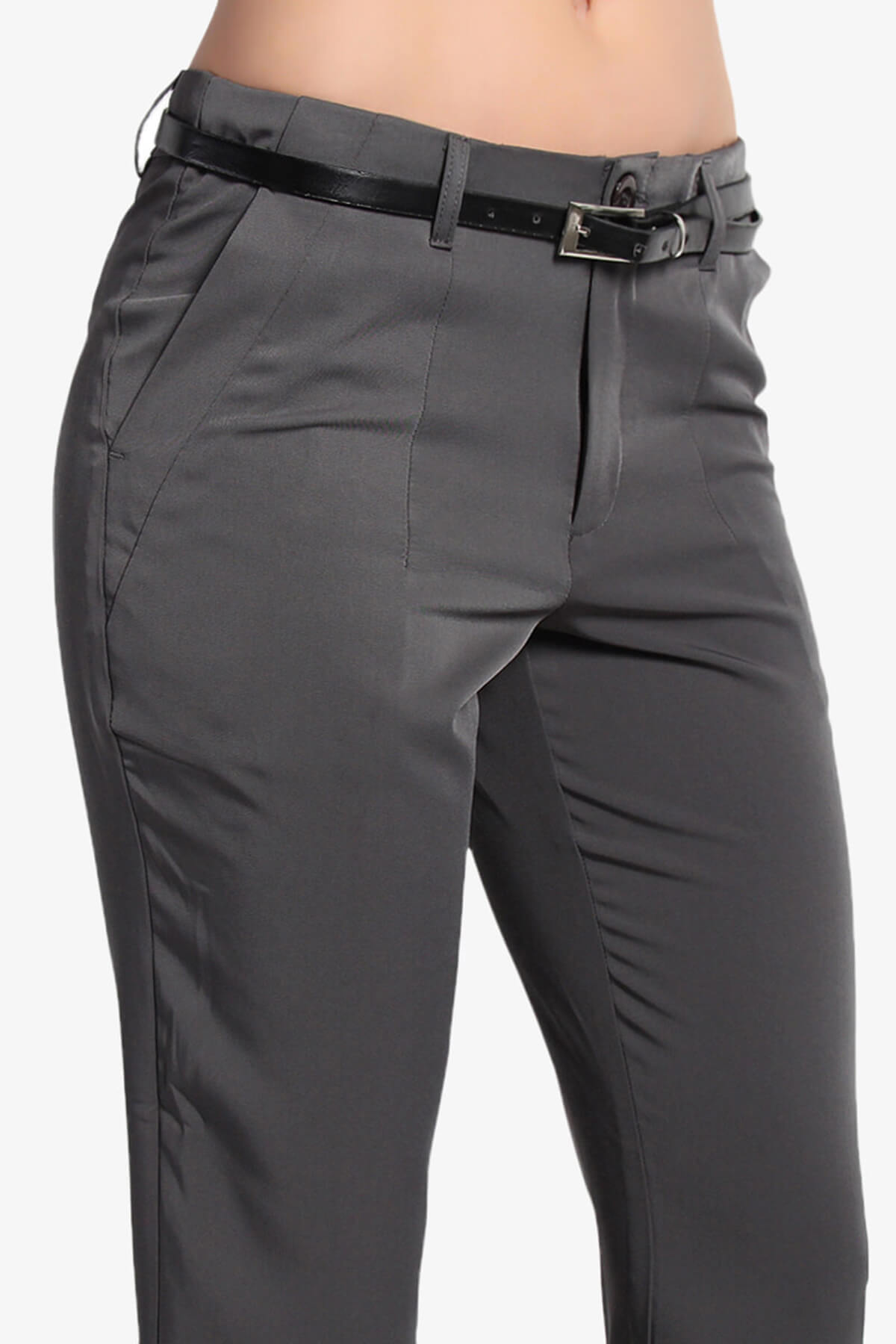 Load image into Gallery viewer, Chaya Cuffed Crop Trousers GREY_5
