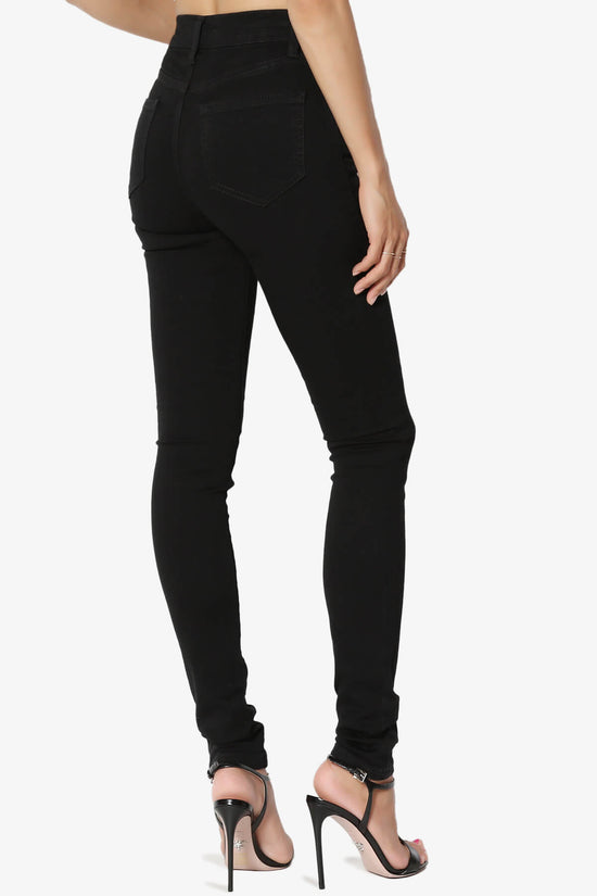Claire High Rise Skinny Jeans BLACK_4