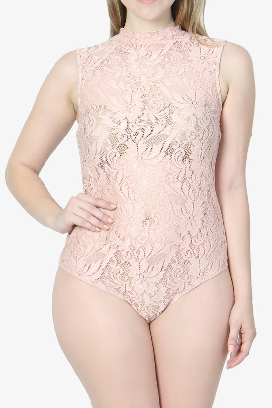 Load image into Gallery viewer, Bari Sleeveless Lace Bodysuit
