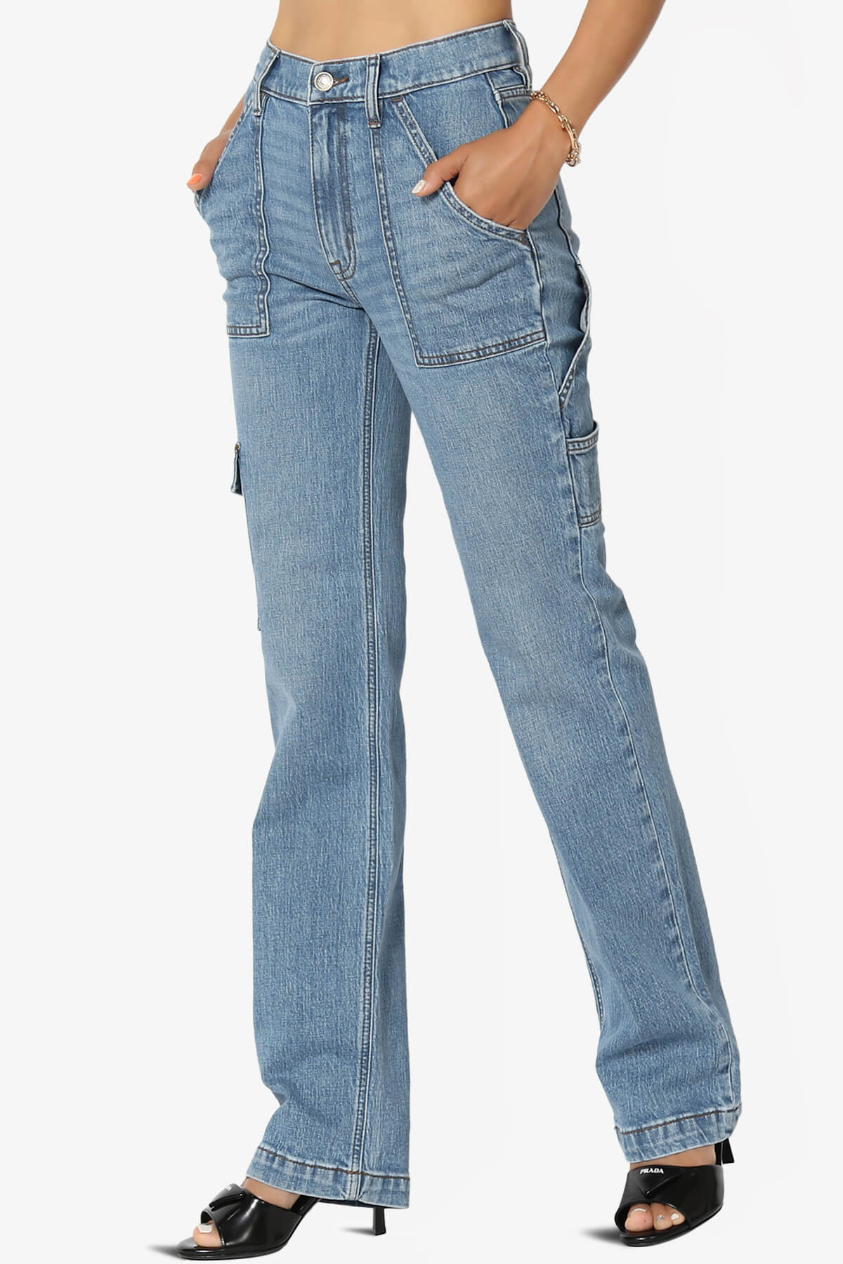 Codi High Waist Cargo Dad Jeans MEDIUM_3