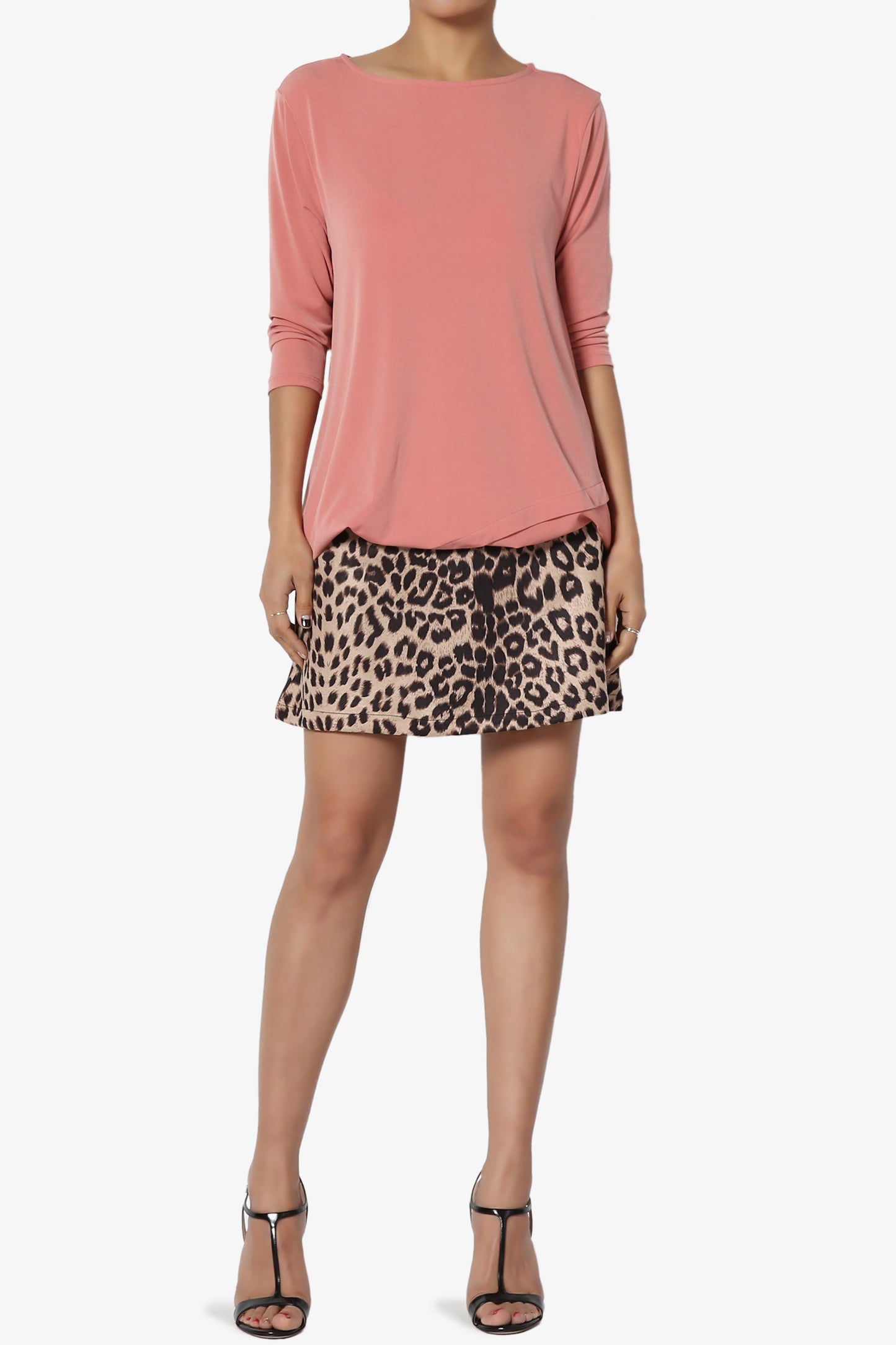 Load image into Gallery viewer, Solstice Leopard Print A-Line Skirt - TheMogan
