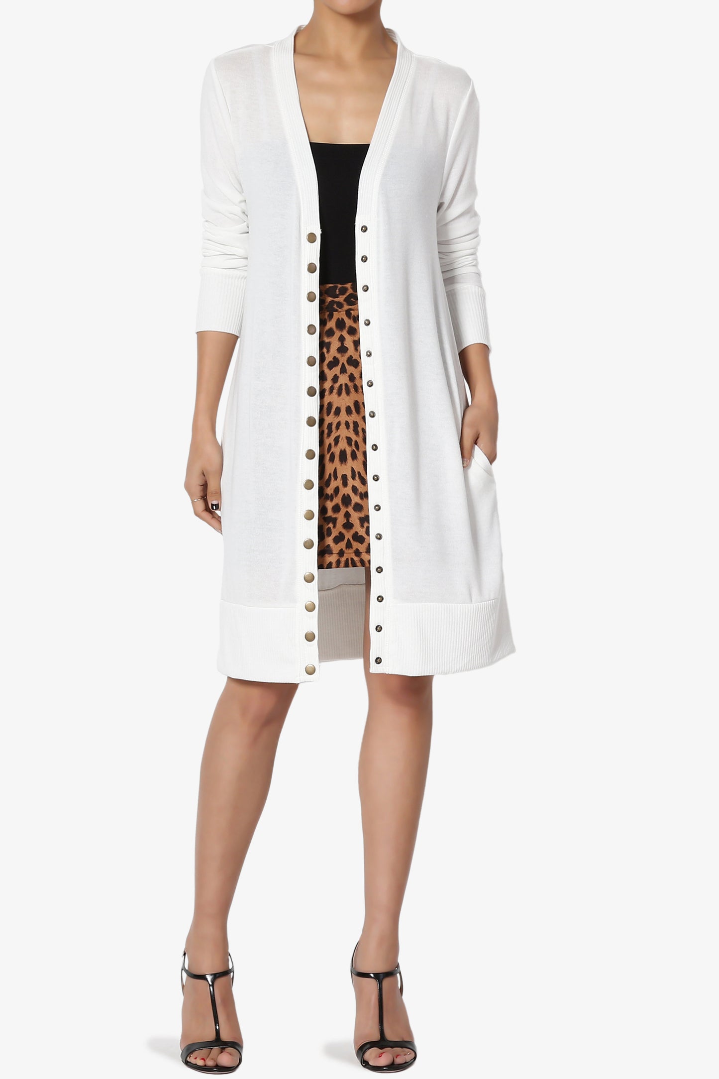 Solstice Leopard Print A-Line Skirt - TheMogan
