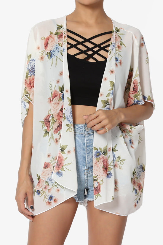 Markella Floral Cover Up Cardigan