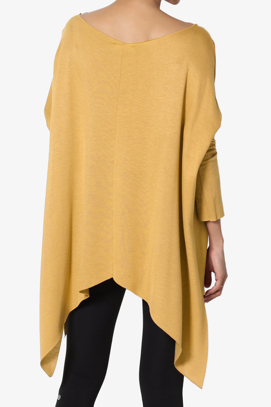 Pruce Off Shoulder Drapey Poncho Top