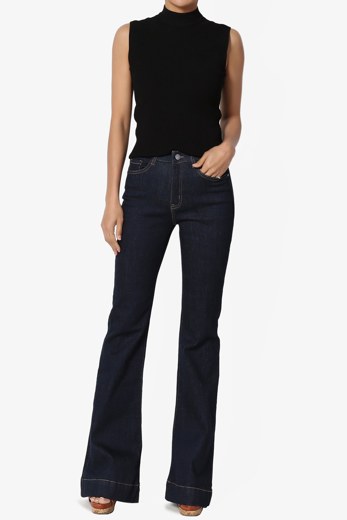 Load image into Gallery viewer, Tessa High Rise 70s Flared Jeans
