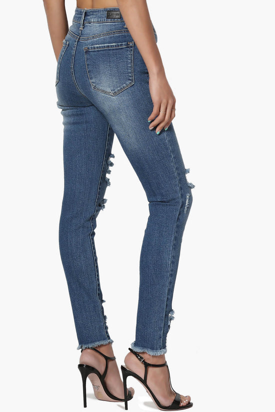 Rosalind Mid Rise Distressed Skinny Jeans MEDIUM_4