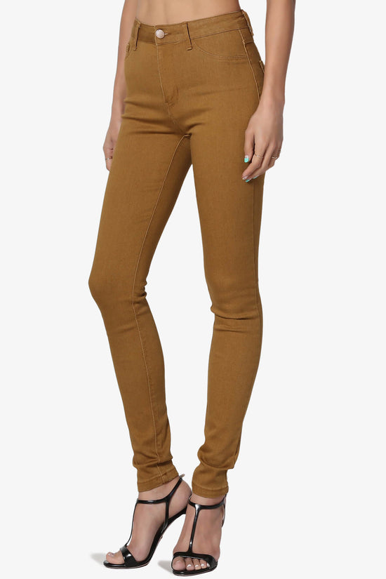Load image into Gallery viewer, Doris High Rise Skinny Jeans KHAKI_3
