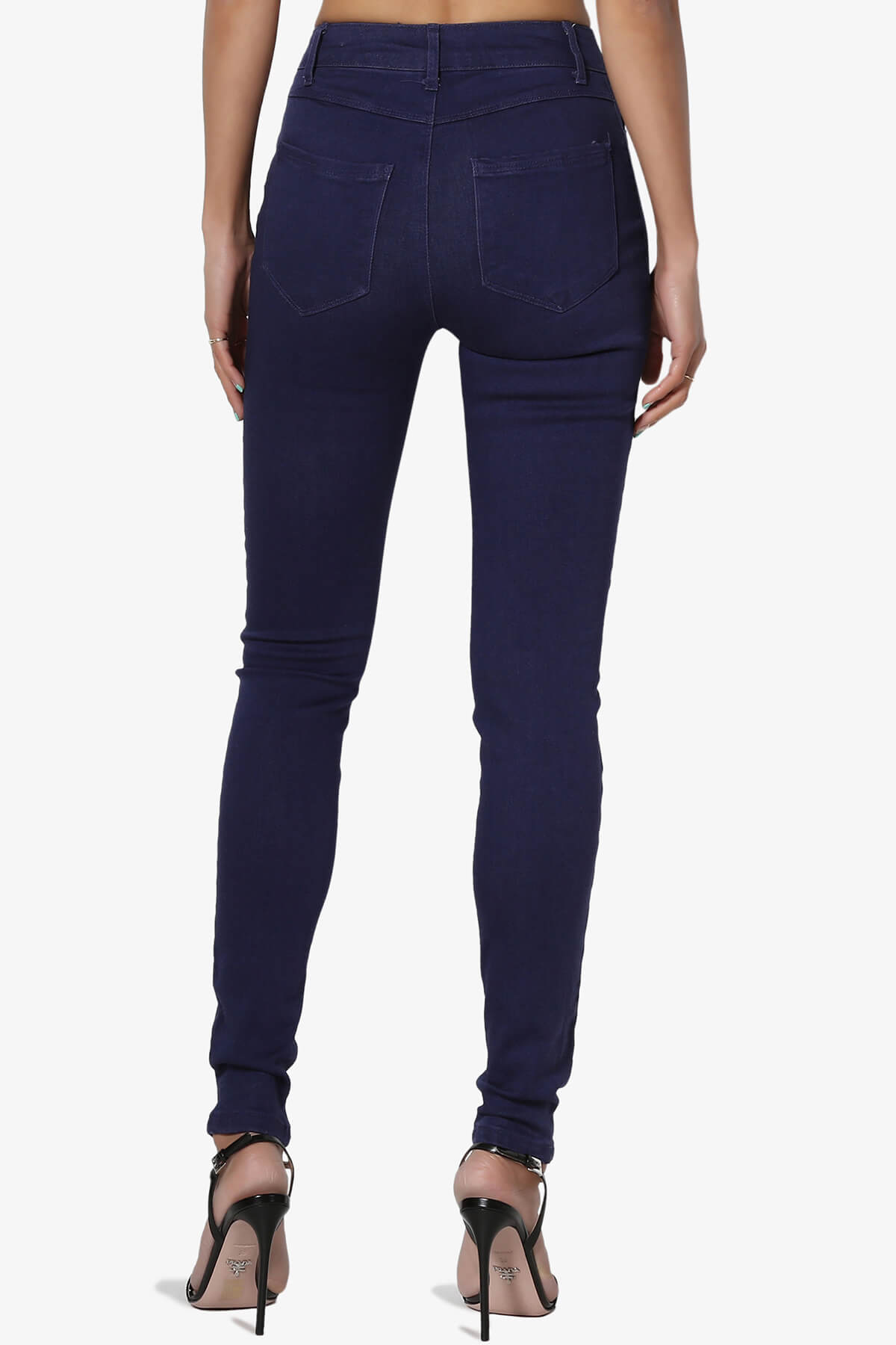 Load image into Gallery viewer, Doris High Rise Skinny Jeans NAVY_2
