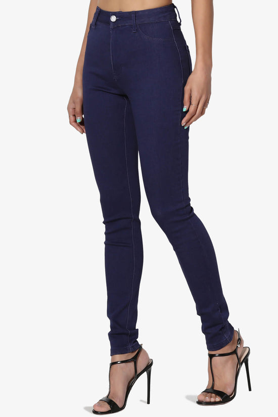 Load image into Gallery viewer, Doris High Rise Skinny Jeans NAVY_3
