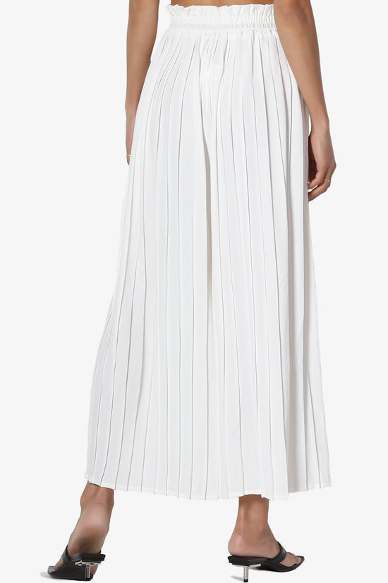 Stecia Cropped Pleated Trousers - TheMogan