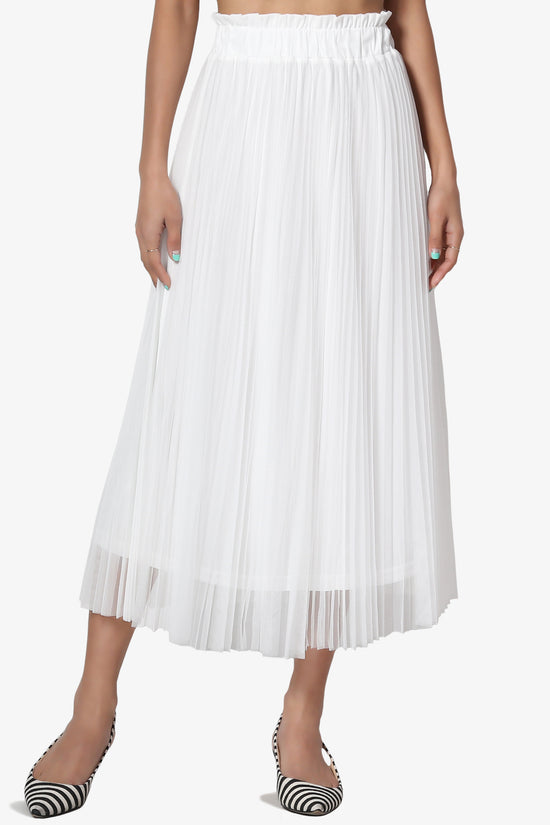 Load image into Gallery viewer, Delrey Tulle Pleated Skirt - TheMogan
