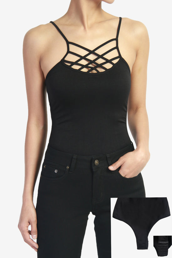 Load image into Gallery viewer, Britney Caged Tank Bodysuit
