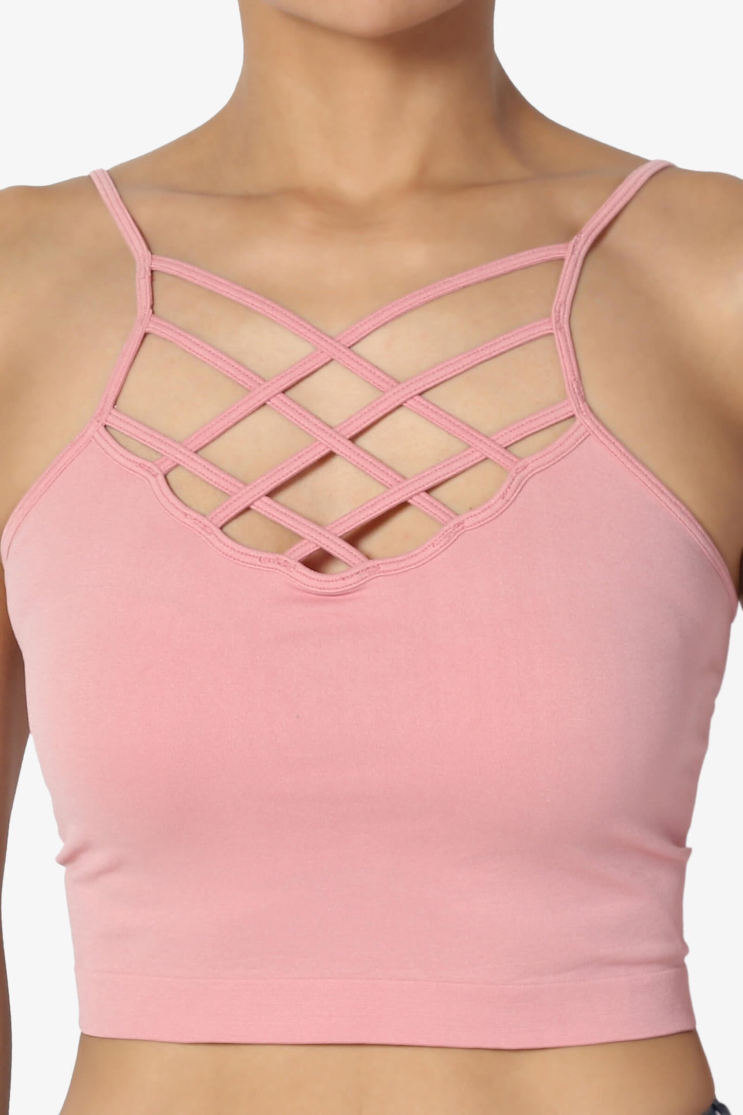 Britney Caged Cropped Camisole DUSTY PINK_5