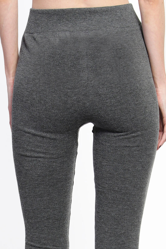 Load image into Gallery viewer, Prompt Ribbed Knit High Rise Leggings CHARCOAL_6
