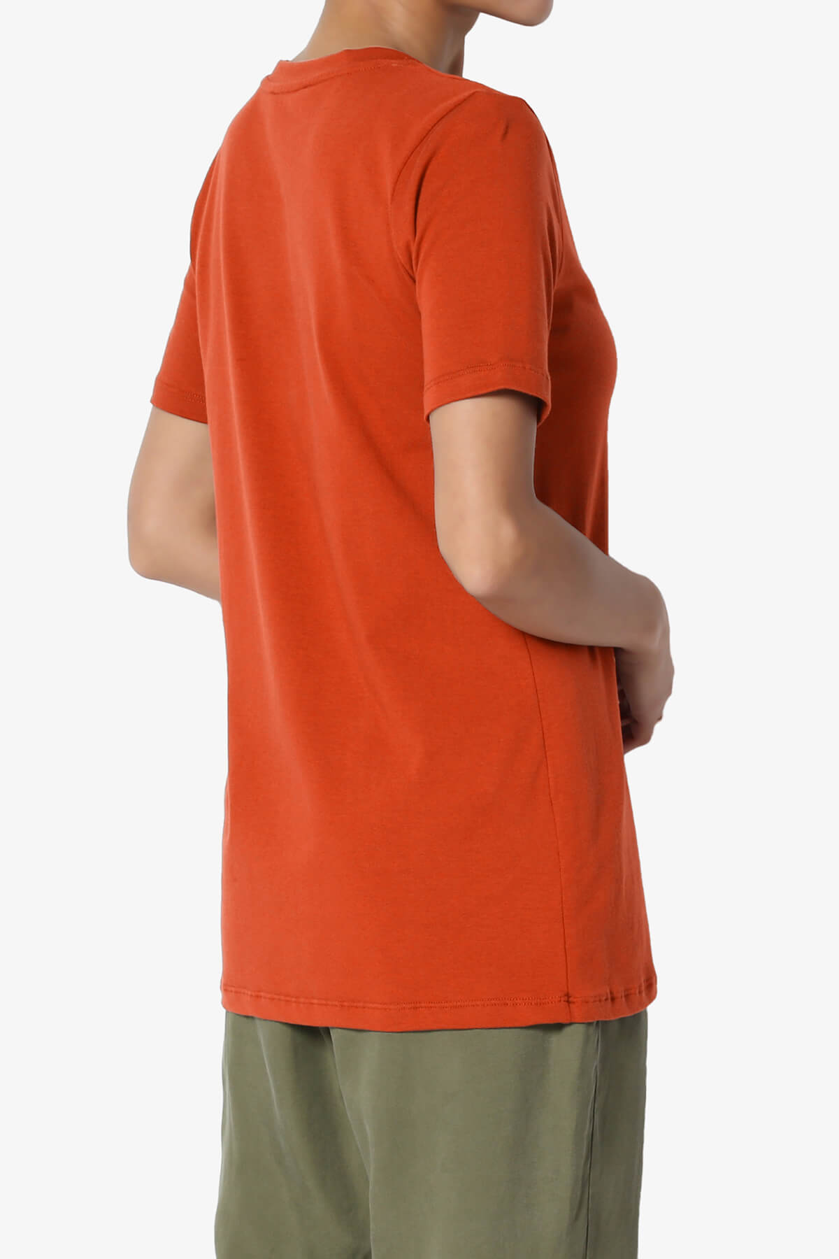 Elora Crew Neck Short Sleeve T-Shirt COPPER_4