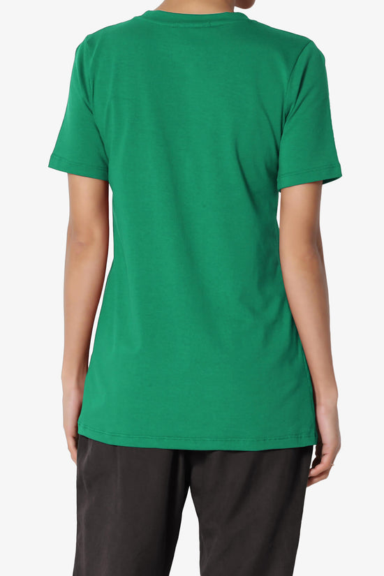 Load image into Gallery viewer, Elora Crew Neck Short Sleeve T-Shirt KELLY GREEN_2

