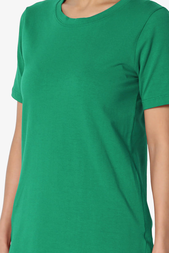 Load image into Gallery viewer, Elora Crew Neck Short Sleeve T-Shirt KELLY GREEN_5
