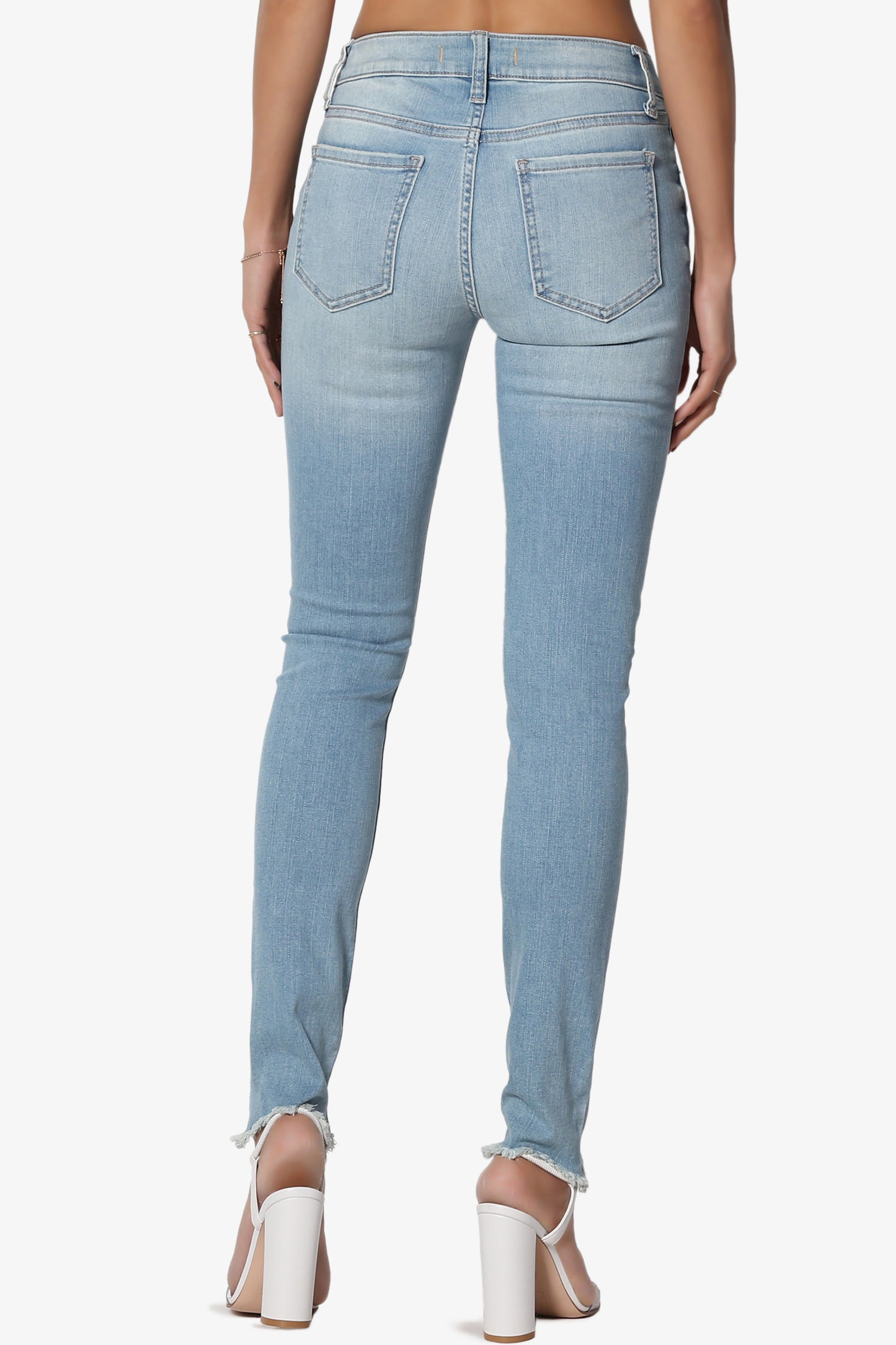 Jude Mid Rise Skinny Ankle Jeans - TheMogan