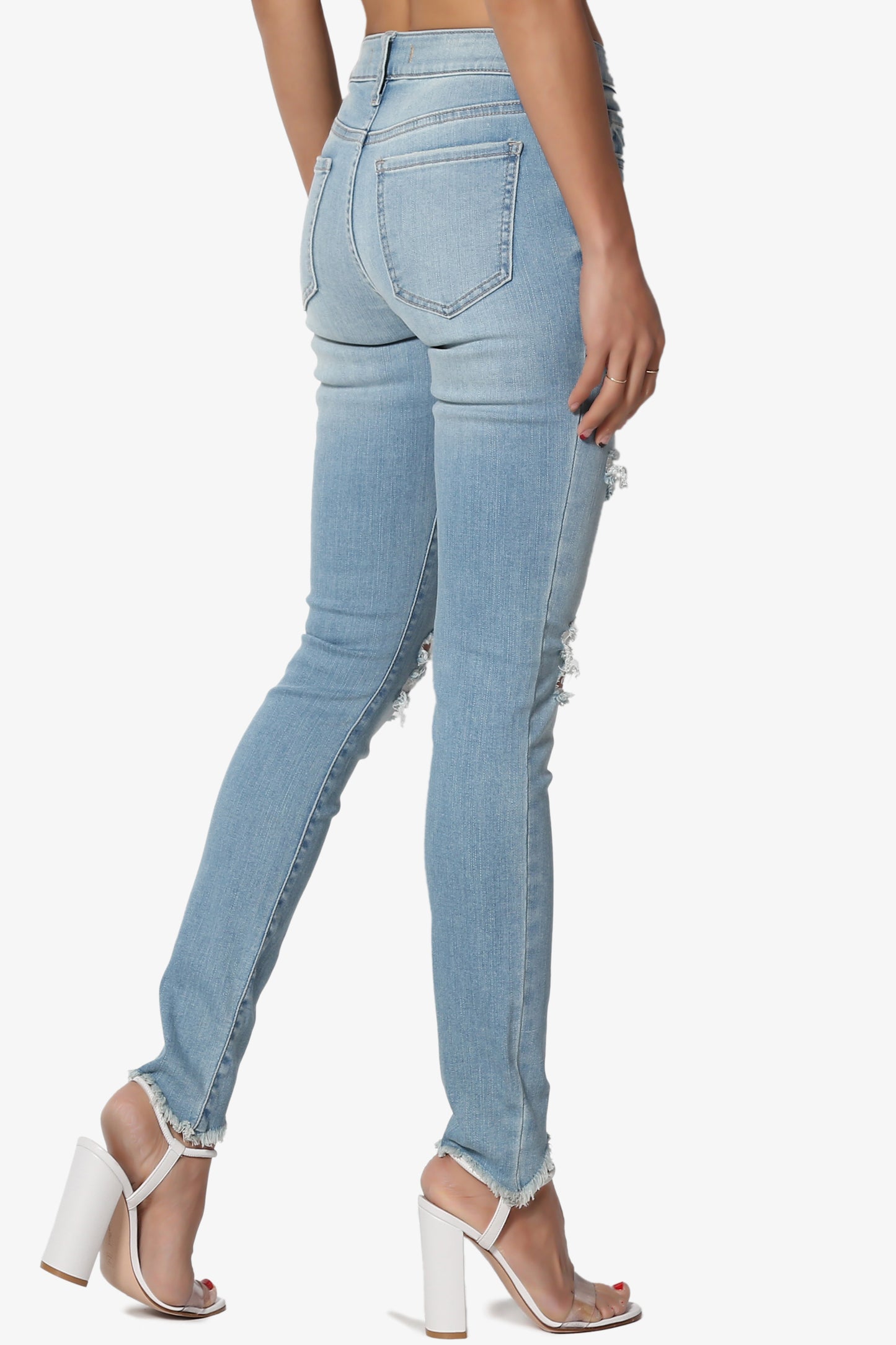Jude Mid Rise Skinny Ankle Jeans - TheMogan