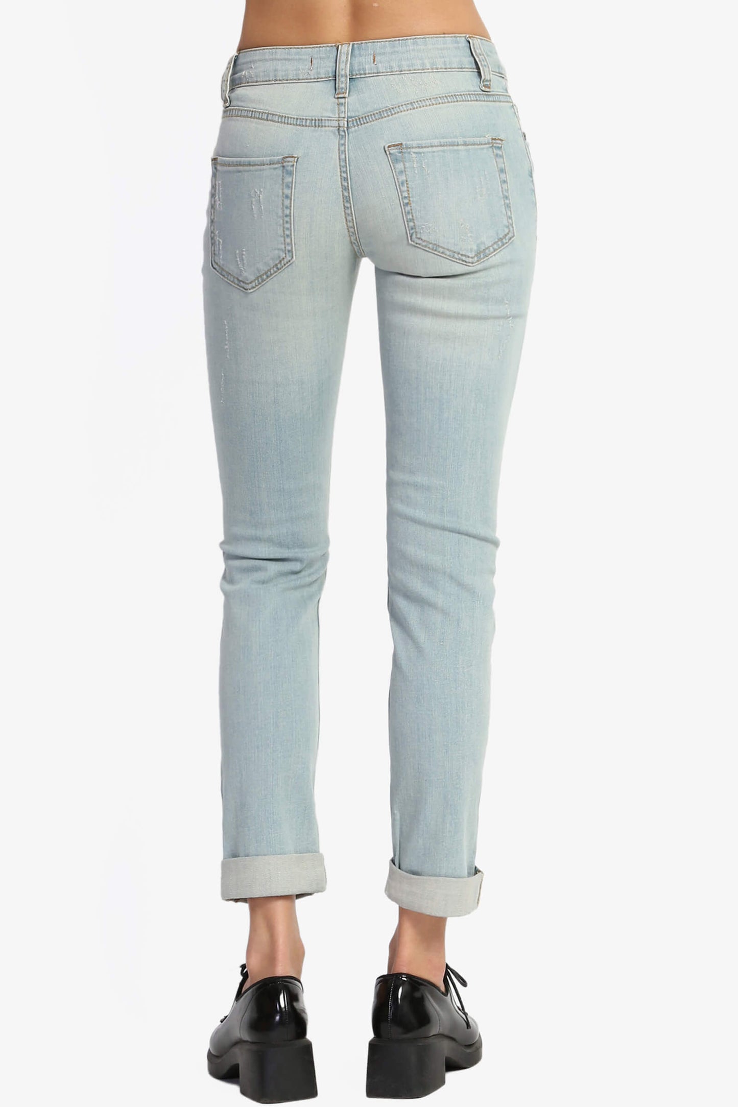 Load image into Gallery viewer, Emerson Heavy Distressed Slim Leg Jeans LIGHT_2
