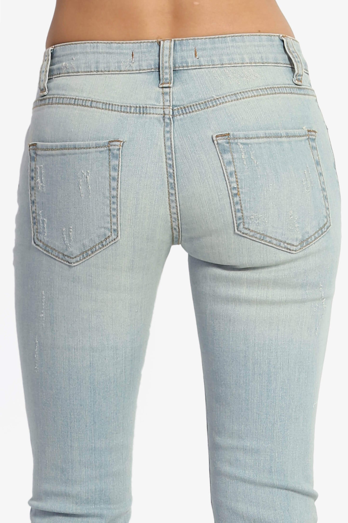 Load image into Gallery viewer, Emerson Heavy Distressed Slim Leg Jeans LIGHT_6
