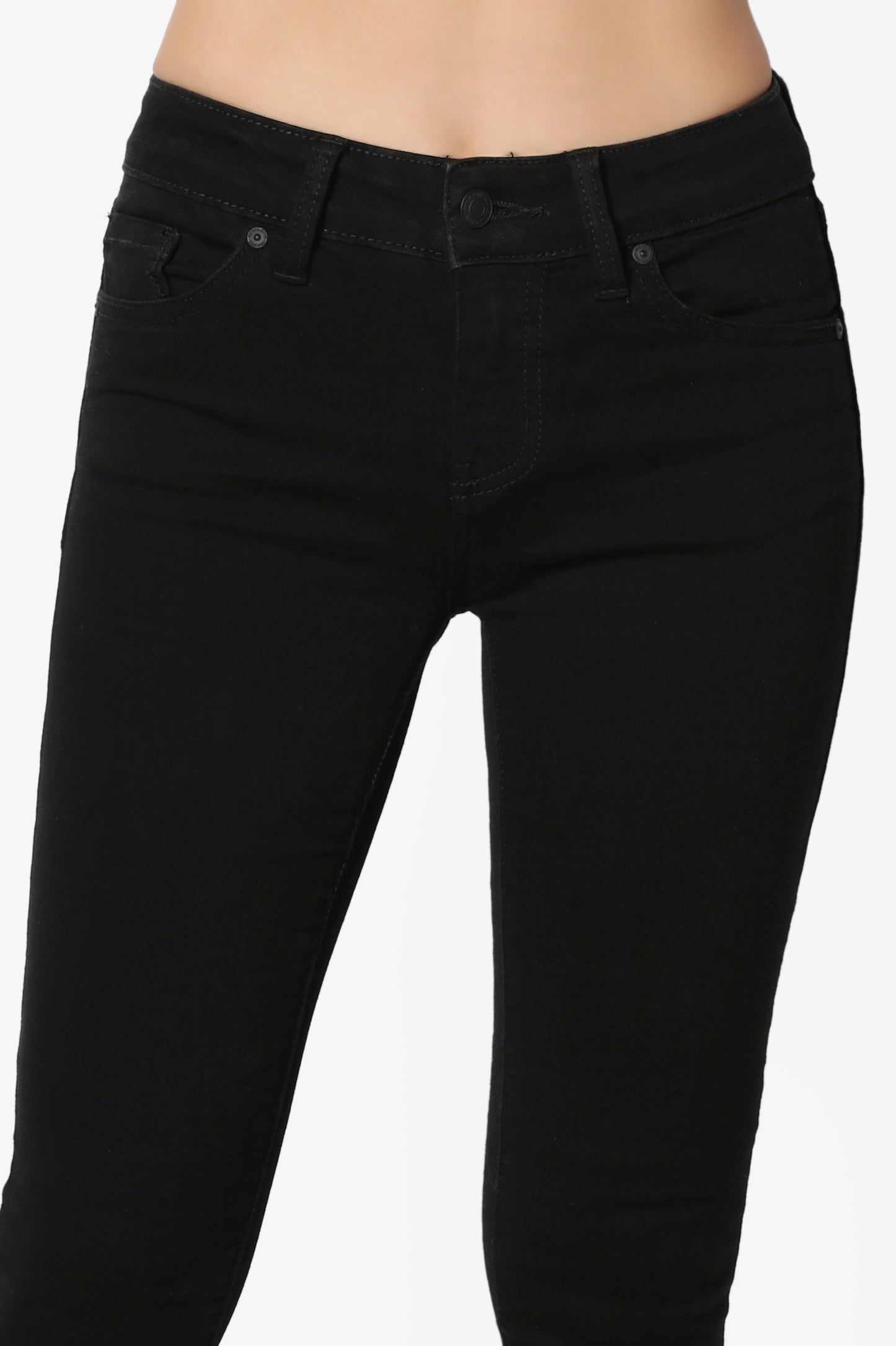 Load image into Gallery viewer, Claire Mid Rise Skinny Jeans
