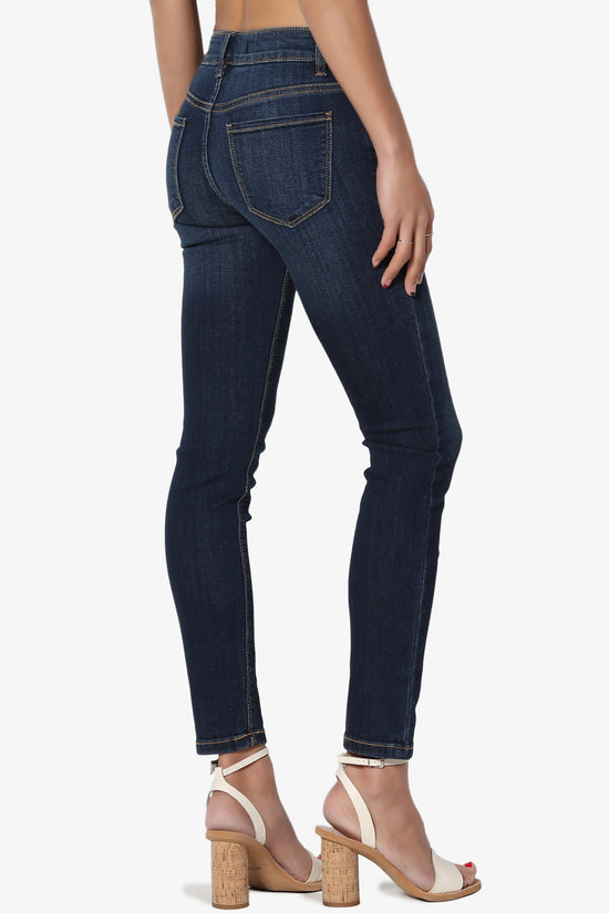 Josie Mid Rise Crop Skinny Jeans - TheMogan