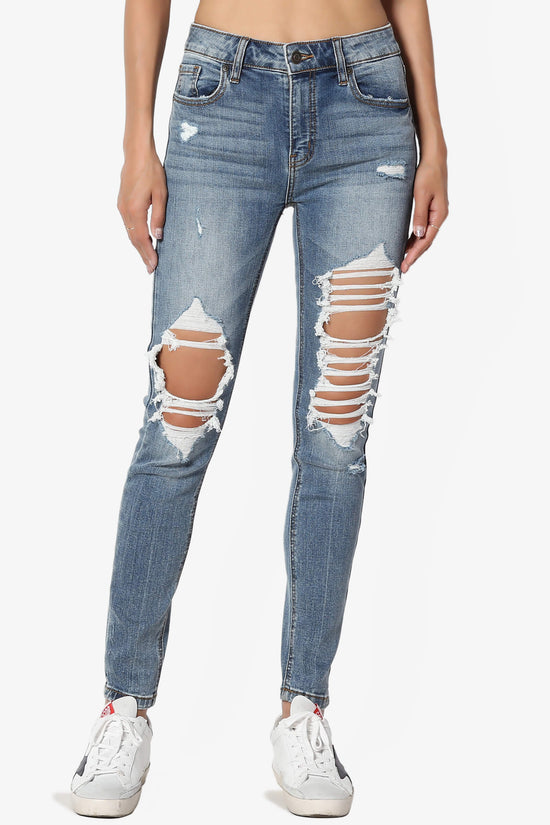Load image into Gallery viewer, Dixon High Rise Ripped Skinny Jeans MEDIUM_1
