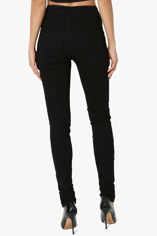 Load image into Gallery viewer, Imogen Mid Rise Black Skinny Jeans BLACK_2
