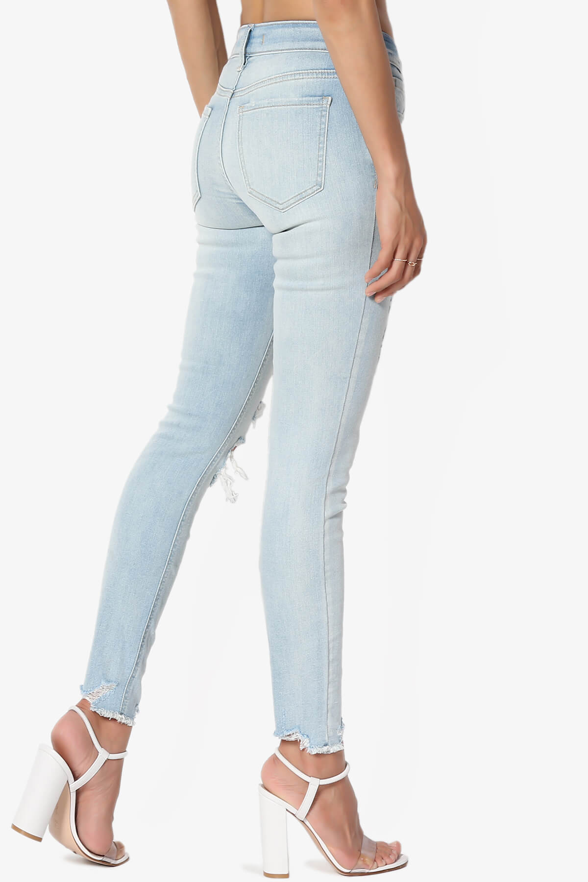 Josie Mid Rise Skinny Jeans in Cold Blooded LT LIGHT_4