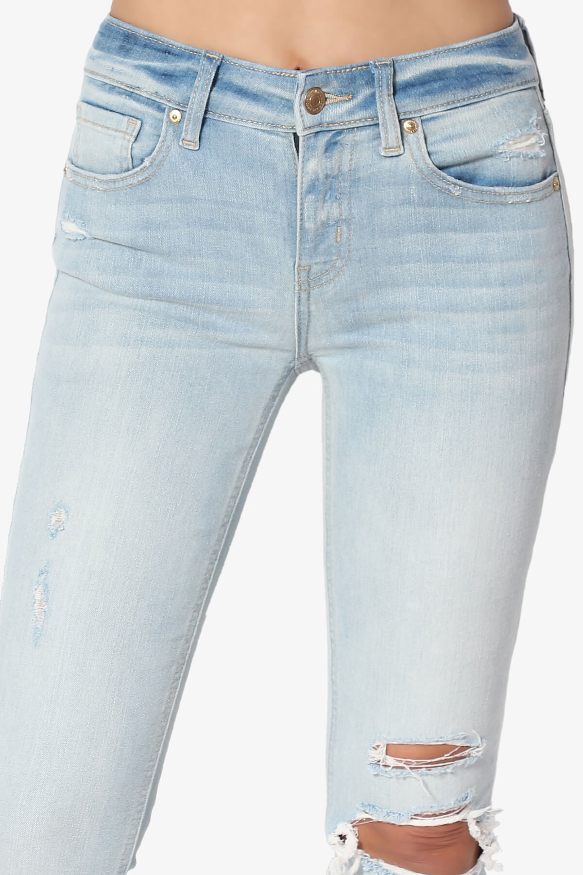 Josie Mid Rise Skinny Jeans in Cold Blooded LT LIGHT_5