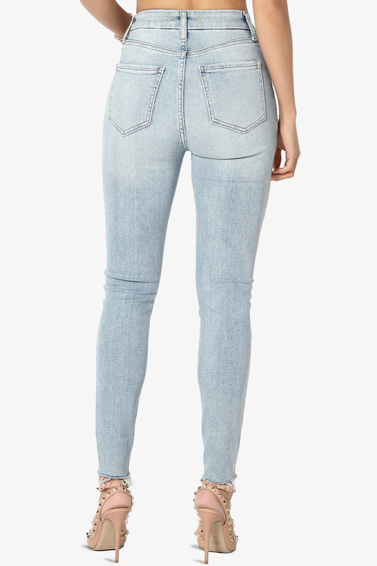 Load image into Gallery viewer, Kendall Ultra High Rise Crop Skinny Jeans in Talk LT LIGHT_2
