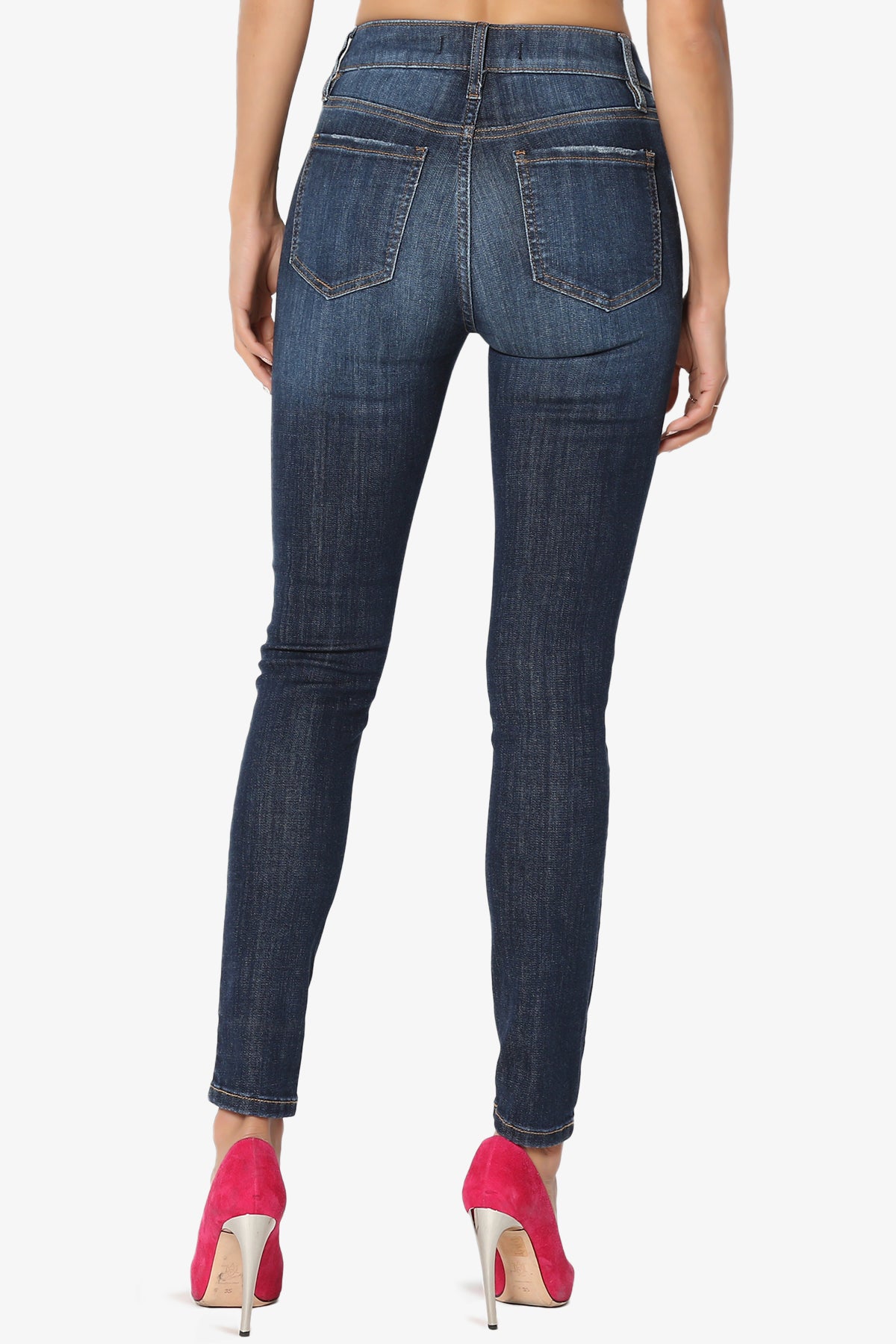 Imogen Button High Waist Jeans