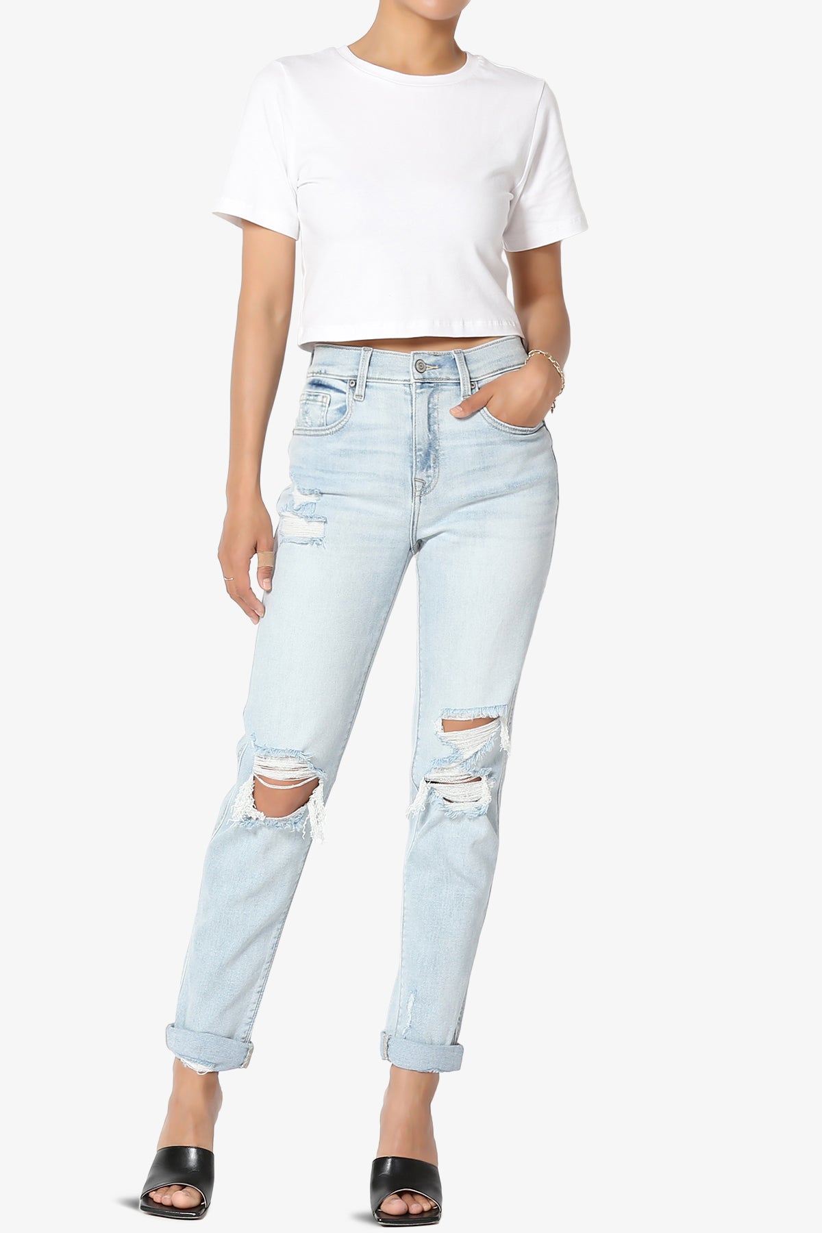 Rocky High Rise Boyfriend Jeans